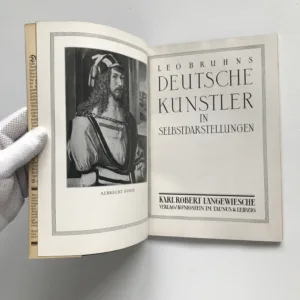 Deutsche Künstler in Selbstdarstellungen (Die blauen Bücher), Leo Bruhns
