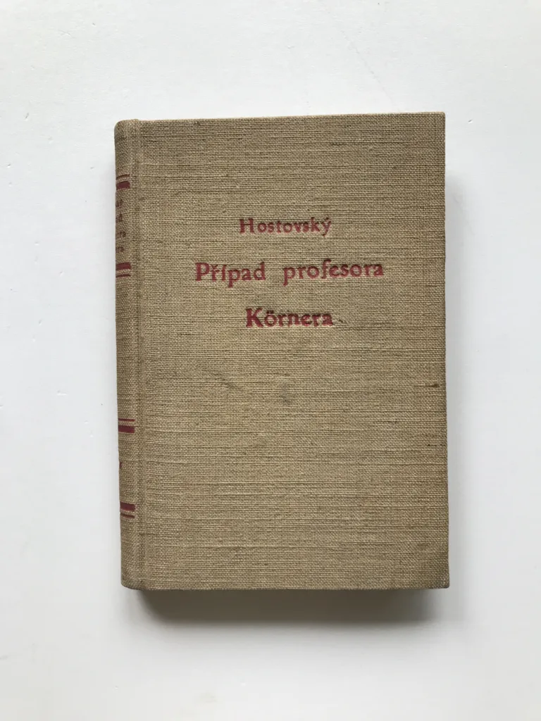 Případ profesora Körnera (podpis autora), Egon Hostovský