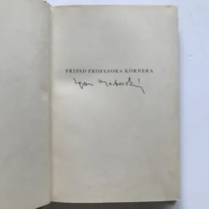 Případ profesora Körnera (podpis autora), Egon Hostovský