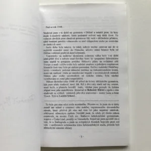 Lužice – má láska (Vzpomínky, úvahy, fakta) (podpis autora), František Vydra