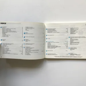 Peugeot 309 – Bedienungsanleitung / Libretto manutenzione