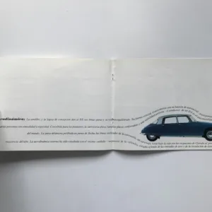 Citroën DS (španělský prospekt)