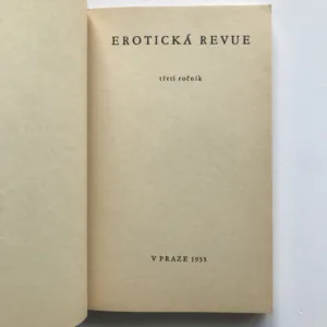 Erotická revue I-III, Jindřich Štyrský, kolektiv autorů