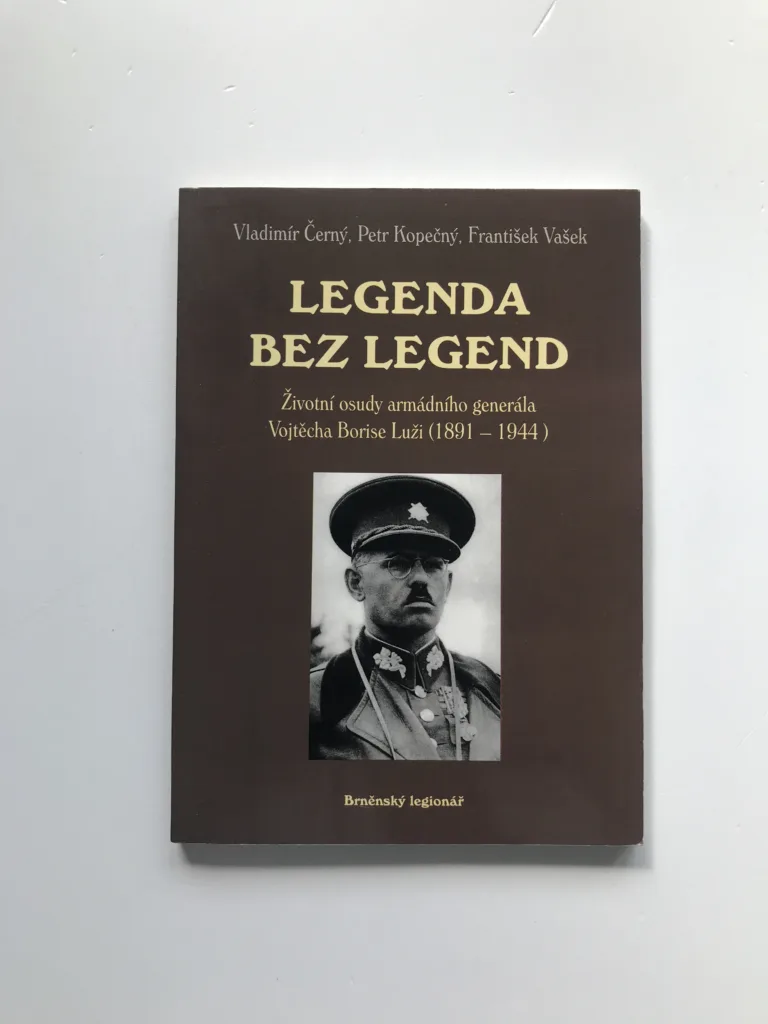 Legenda bez legend – Životní osudy armádního generála Vojtěcha Borise Luži (podpis autora), Vladimír Černý, Petr Kopečný, František Vašek