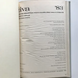 Živa – Časopis pro biologickou práci (ročník 1983)