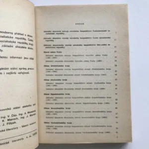 Ekonomický vývoj 1968 – ČSSR, ČSR, SSR, kraje, okresy