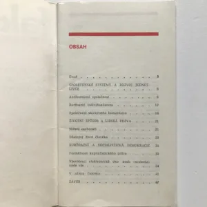 Fakta a argumenty – Osobnost a lidská práva