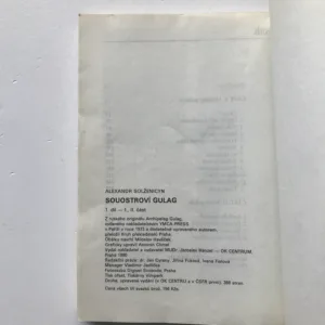 Souostroví Gulag 1-3, Alexandr Solženicyn