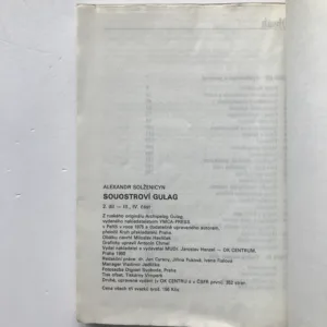 Souostroví Gulag 1-3, Alexandr Solženicyn
