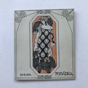 Secesní taneční pořádek 1914