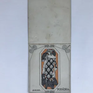Secesní taneční pořádek 1914