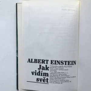 Jak vidím svět, Albert Einstein