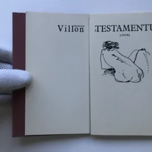 Z testamentu (podpisy Dyrynk + Dyrynková), Francois Villon, Vlasta Dyrynková