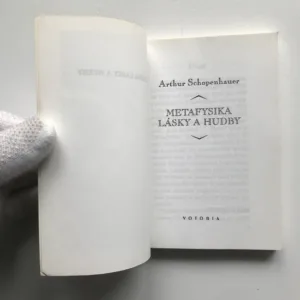 Metafysika lásky a hudby, Arthur Schopenhauer