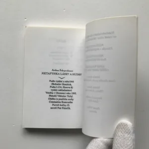 Metafysika lásky a hudby, Arthur Schopenhauer