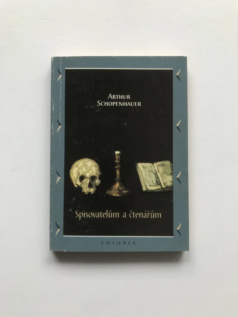 Spisovatelům a čtenářům, Arthur Schopenhauer