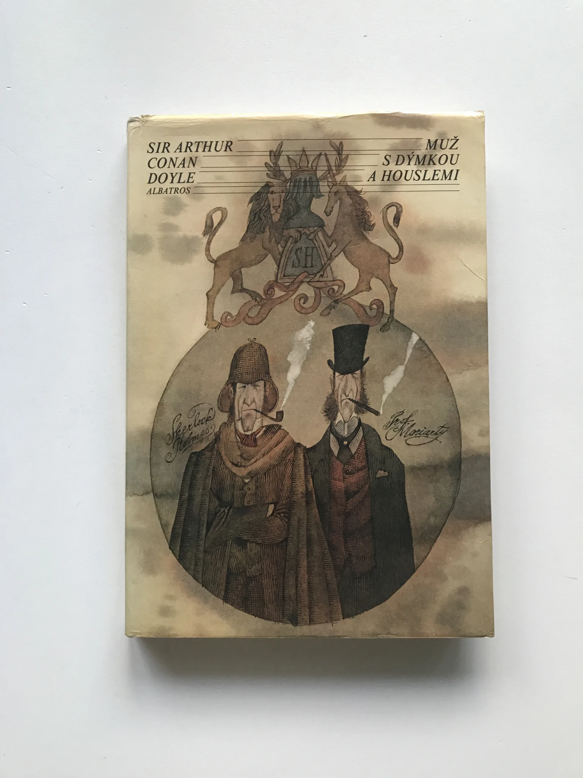 Muž s dýmkou a houslemi, Arthur Conan Doyle, Adolf Born