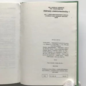 Základy elektrotechniky I pro 1. ročník SOU elektrotechnických, Ladislav Voženílek, Miloš Řešátko